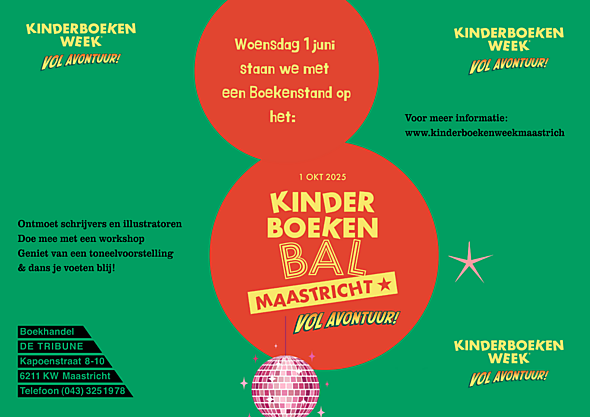 Kinderboekenweek 2025 woensdag 1 oktober om 14 uur in het Centre Ceramique 