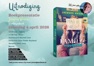 Boekpresentatie Jacques Vriens